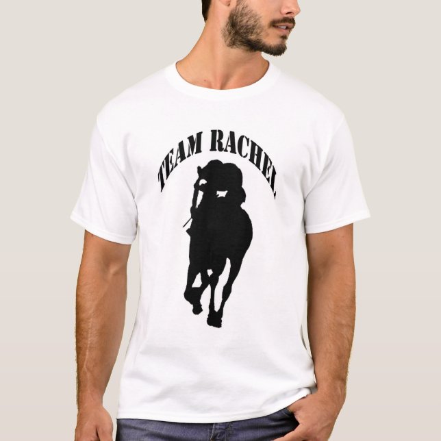 Team Rachel Silhouette HOY Front and Back T-Shirt (Front)