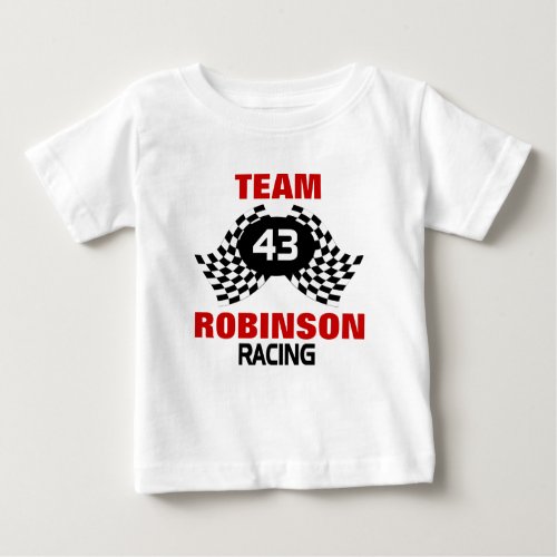 Team Racing Family Kids Baby T_Shirt