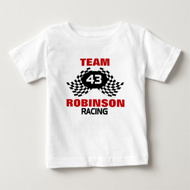 Team Racing Family Kids Baby T-Shirt (Front)