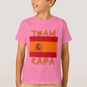 Team Rafa with Spanish Flag T-Shirt