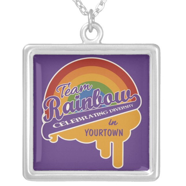 Team Rainbow custom necklace (Front)