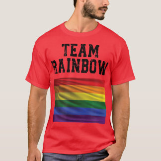 Team Rainbow, LGBTQ, LGBT, Gay-Pride T-Shirt