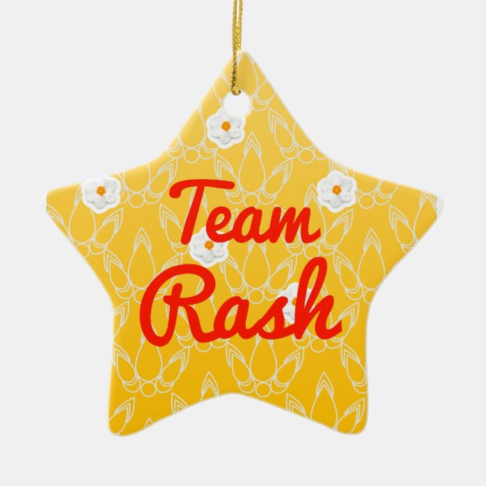 Team Rash Christmas Tree Ornament