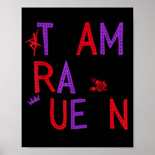 Team Rat Queen Nutcracker Ballet Christmas Womens Poster