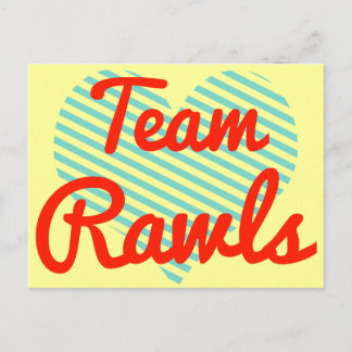 Team Rawls Postcard