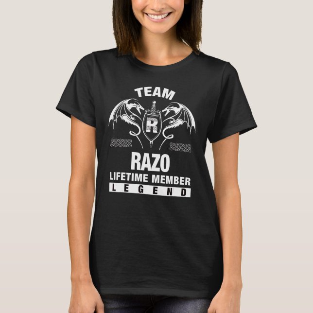 Team Razo Lifetime Member T-Shirt (Front)