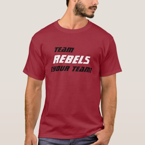 Team Rebels T_Shirt