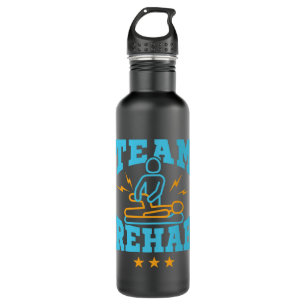 Team Rehab Rehabilitation Physical Therapy Stainless Steel Water Bottle