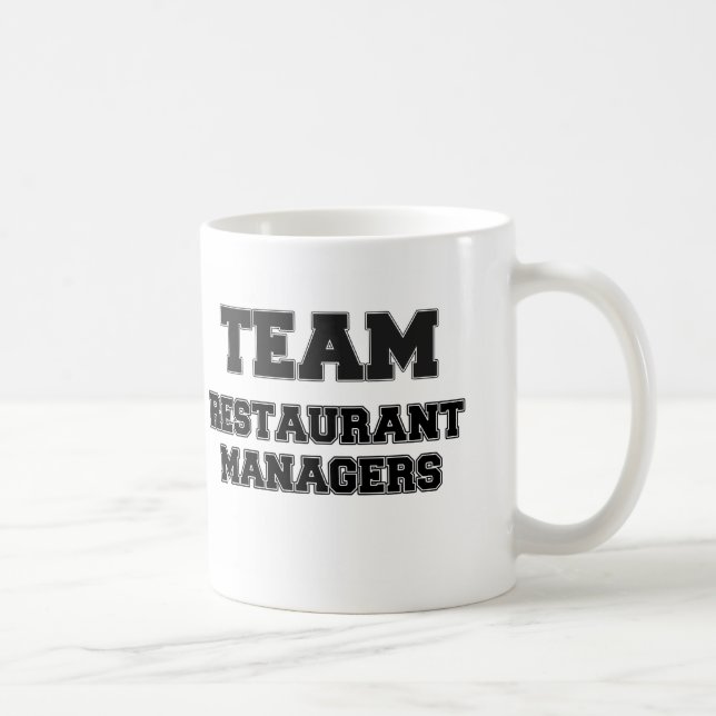 Team Restaurant Managers Coffee Mug (Right)
