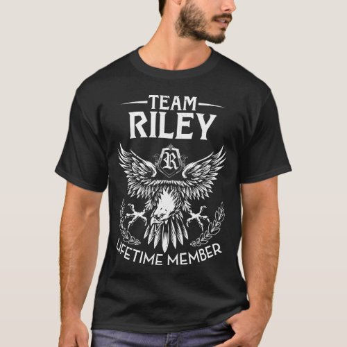 Team RILEY Lifetime Member Last Name T_Shirt