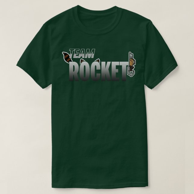 Team Rocket Raccoon T-Shirt (Design Front)