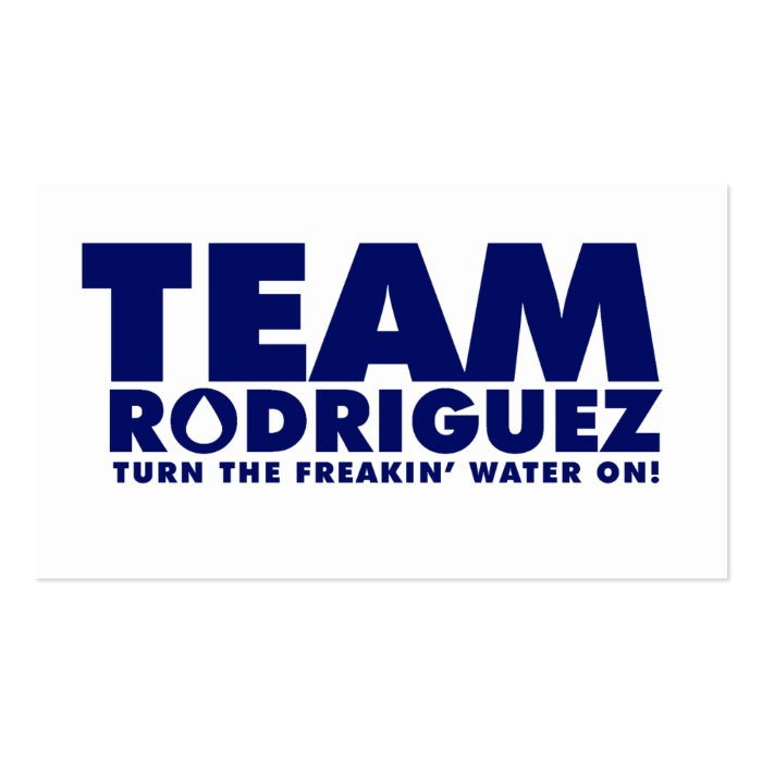 TEAM RODRIGUEZ BUSINESS CARD TEMPLATE