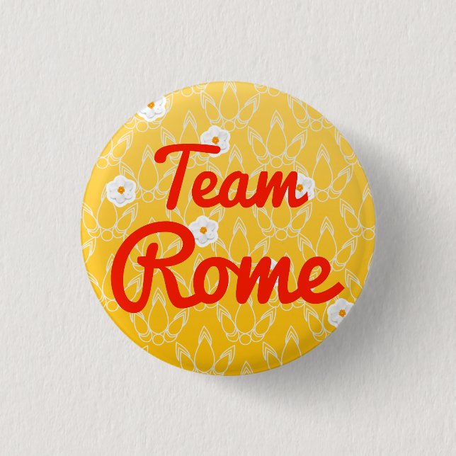 Team Rome Pinback Button (Front)