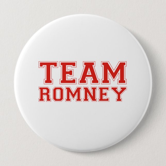 TEAM ROMNEY PINBACK BUTTON (Front)