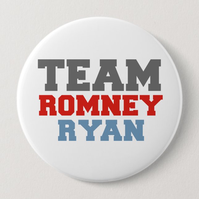 TEAM ROMNEY RYAN VP TEAM.png Button (Front)