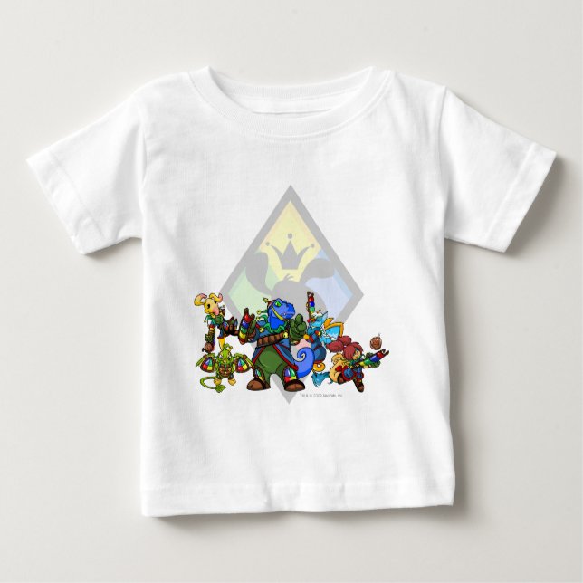 Team Roo Island Group Baby T-Shirt (Front)