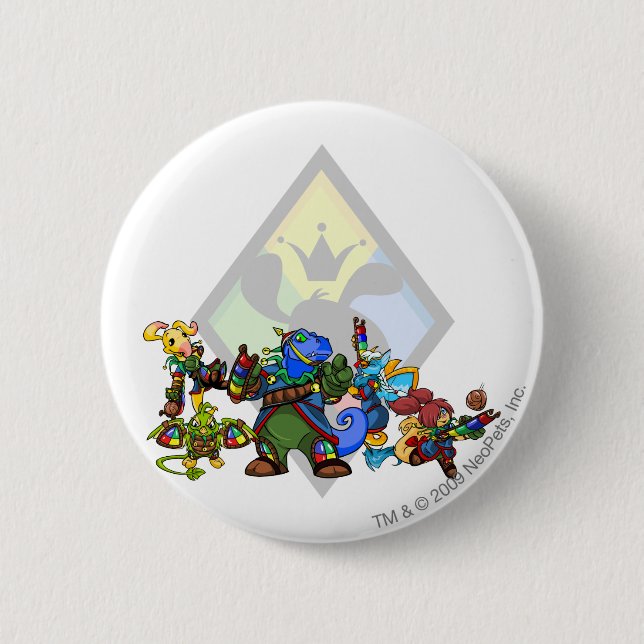 Team Roo Island Group Pinback Button (Front)