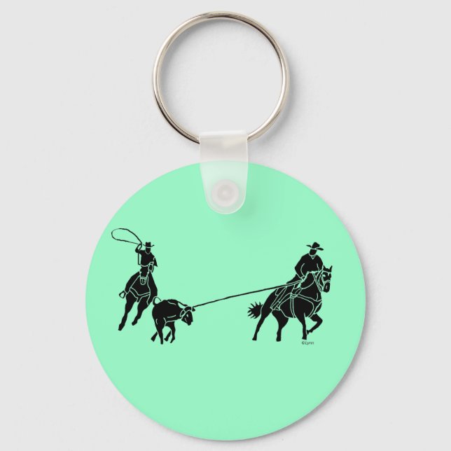 Team Ropers 200 Keychain (Front)