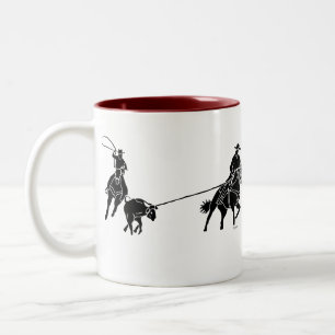 Team Ropers 200 Two-Tone Coffee Mug