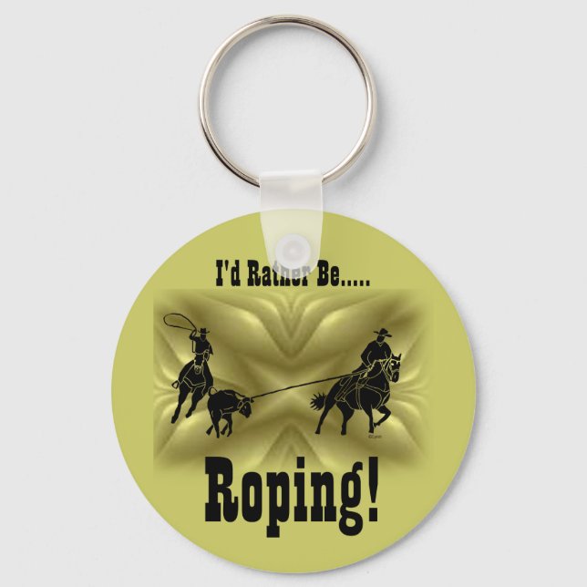 Team Ropers 203 Keychain (Front)