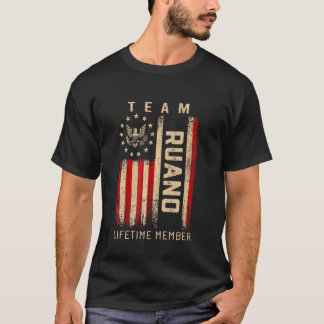 Team RUANO Lifetime Member American Flag T-Shirt