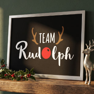 Team Rudolph Modern Holiday Decor