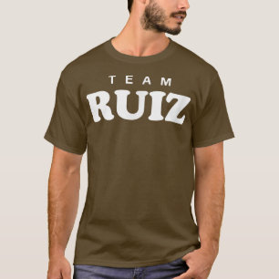Team Ruiz Personalized Surname Bride Groom Family  T-Shirt
