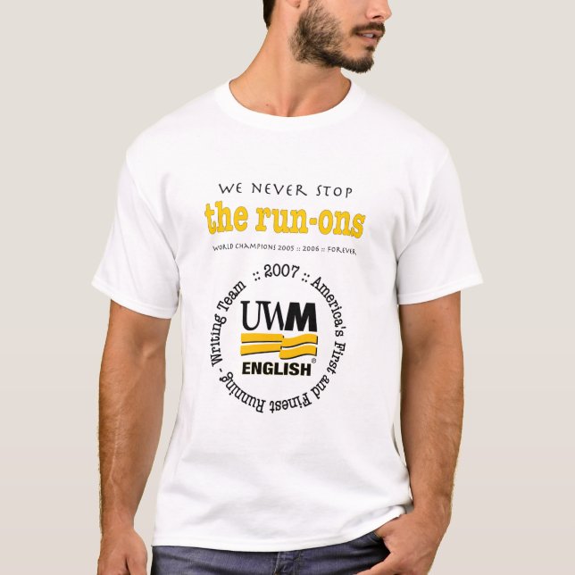 Team Run Ons T-shirt (Front)