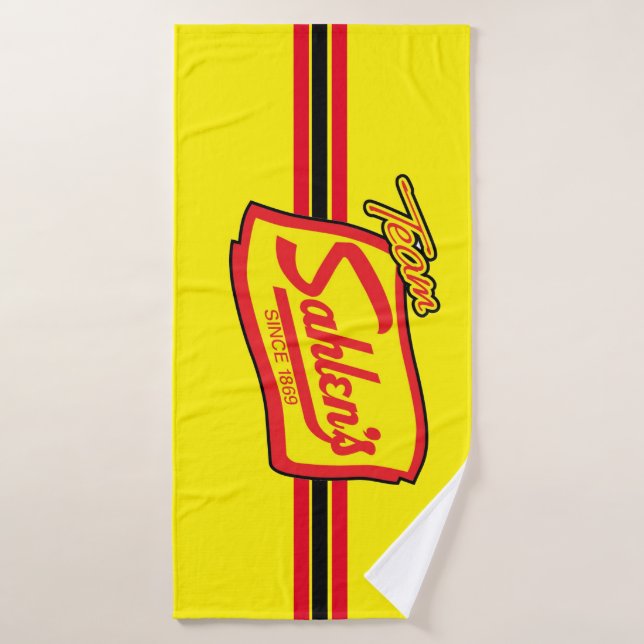 Team Sahlen Stripes Beach Towel (Bath Towel)