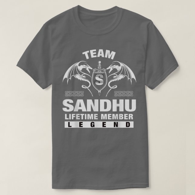 Team SANDHU Lifetime Member Gifts  T-Shirt (Design Front)