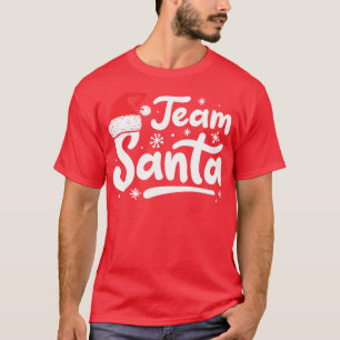 Team Santa Christmas Family Matching Pajamas T-Shirt