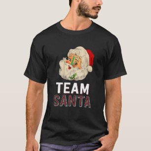 Team Santa Christmas Family Matching Pajamas Tees