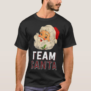 Team Santa Christmas Family Matching Pajamas Tees
