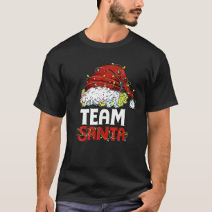 Team Santa Christmas Pajamas Squad Family Matching T-Shirt