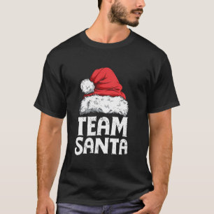 Team Santa Christmas Squad Family Matching Pajamas T-Shirt