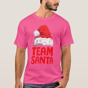 Team Santa Christmas Squad Family Matching Pajamas T-Shirt