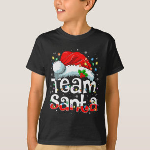 Team Santa Claus Christmas Family Matching Pajama T-Shirt