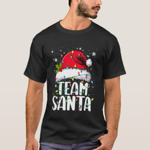 Team Santa Claus Christmas Family Matching Xmas Li T-Shirt