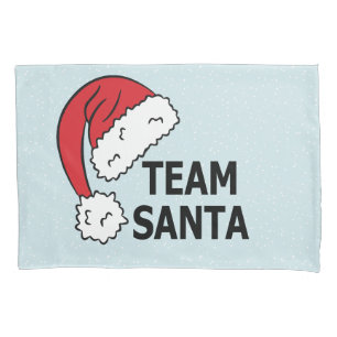 Team Santa ,Cool Christmas Gift Pillow Case
