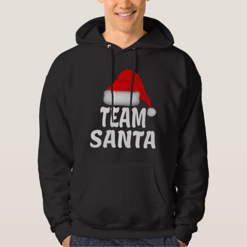 Team Santa Family Matching Kids Adults Fun Hoodie