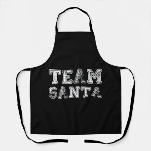 Team Santa Funny Christmas Apron