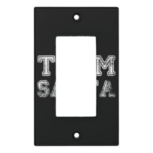 Team Santa Funny Christmas Light Switch Cover