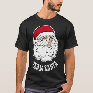 Team santa Funny Santa Christmas Tshirt Boy Girl