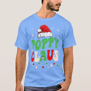 Team Santa Poppy Claus Elf Matching Family Christm T-Shirt