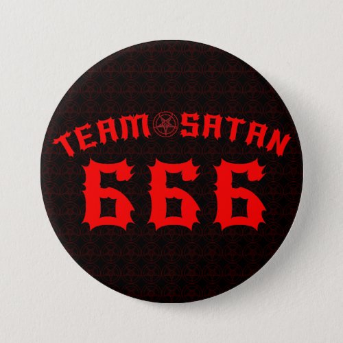 Team Satan 666 Button