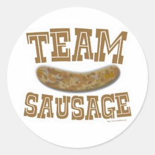 Team Sausage Classic Round Sticker