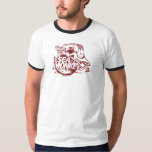 Team Sea Monkeys - Distressed Red T-shirt at Zazzle