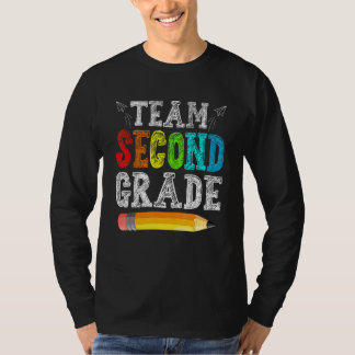 Team Second Grade Back To School First Day Of Scho T-Shirt