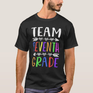 Team Seventh Grade Funny 7Th Back To School Teache T-Shirt
