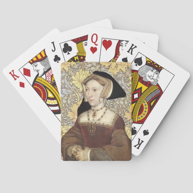 Team Seymour - Queen Jane Seymour of England Poker Cards (Back)